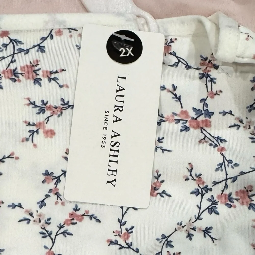 LAURA ASHLEY 5 Pack Briefs Panties Soft Comfy Stretch Floral Solids NWT 2X - Picture 4 of 14